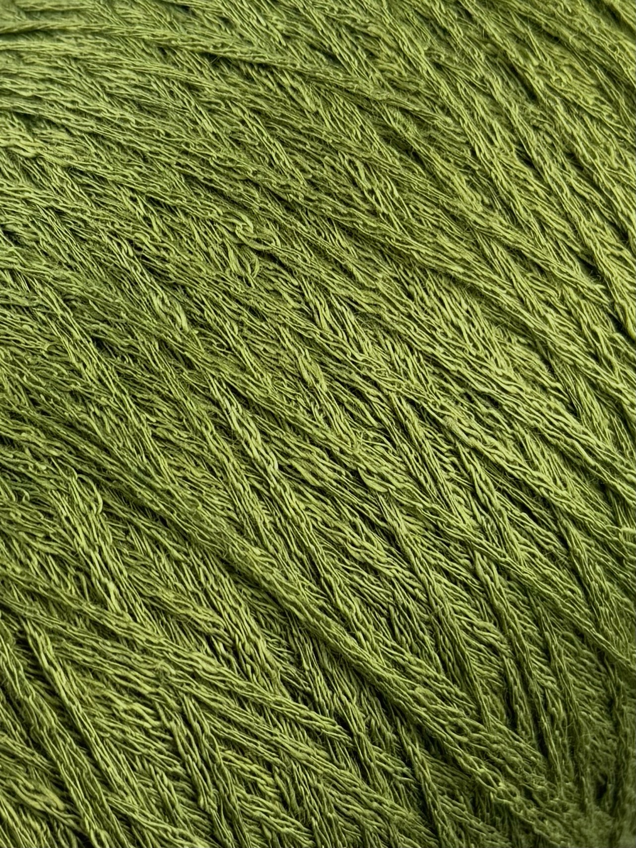 Art. Lino Cordonetto 320 m / 100 g  – 100% Leinen Sommergarn col. Olivgrün